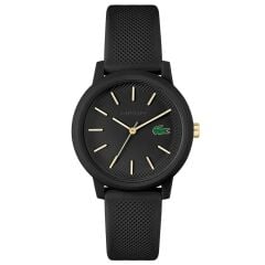 LACOSTE LAC2001212 SİYAH SİLİKON KORDON KADIN KOL SAATİ