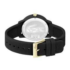 LACOSTE LAC2001212 SİYAH SİLİKON KORDON KADIN KOL SAATİ