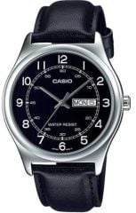 CASIO MTP-V006L-1B2UDF SİYAH DERİ KORDON RAKAMLI ERKEK KOL SAATİ