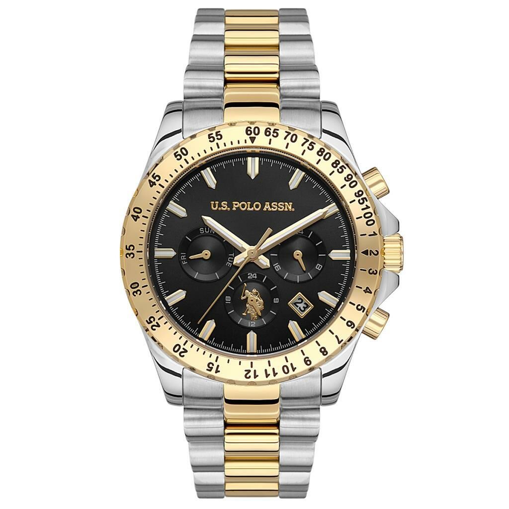 U.S. POLO ASSN. USPA1052-05 ALTIN KAPLAMA ERKEK KOL SAATİ