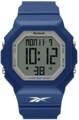 REEBOK RV-TRU-U9-PNPN-WW DİJİTAL LACİVERT SİLİKON KORDON KARE ERKEK KOL SAATİ