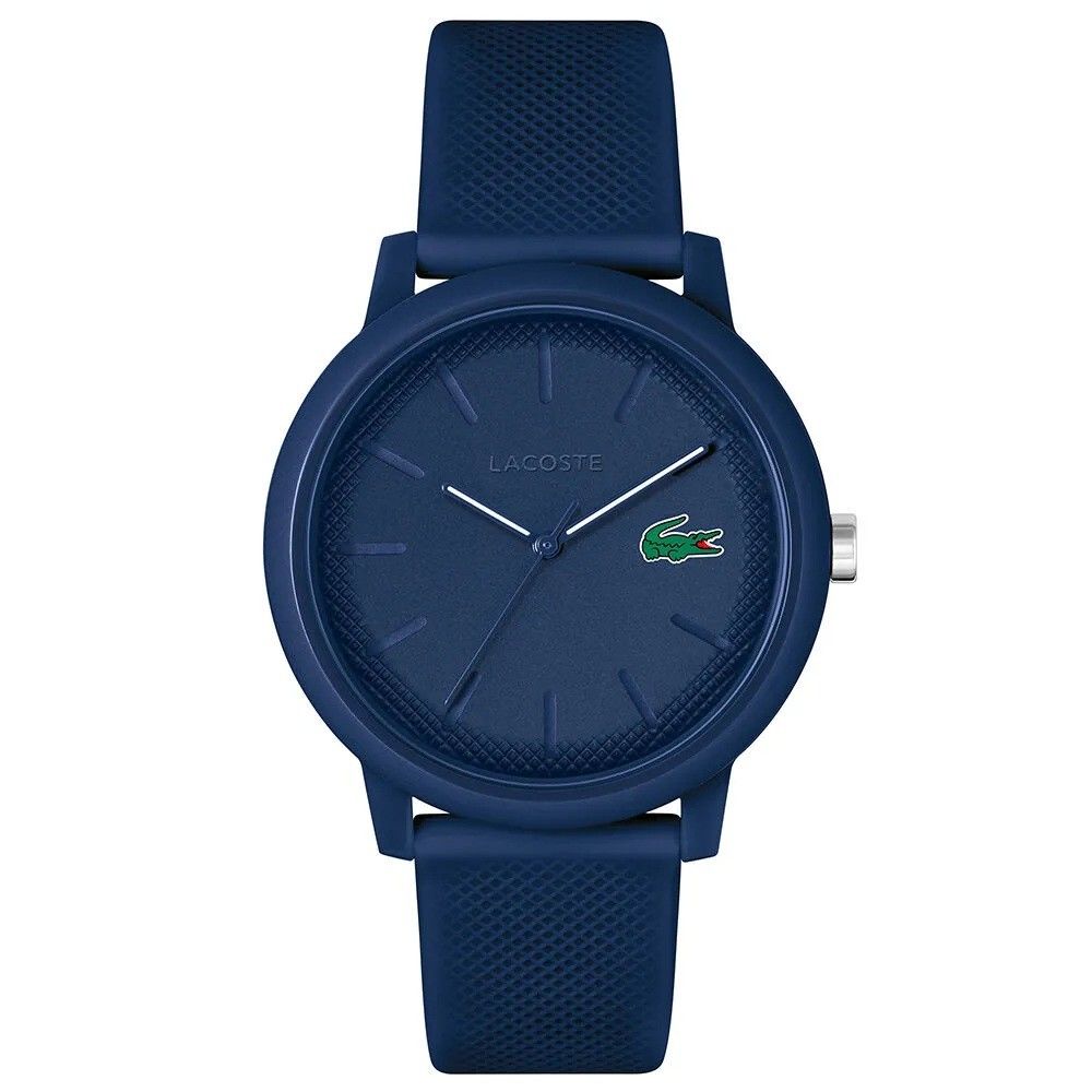 LACOSTE LAC2011172 LACİVERT SİLİKON KORDON UNISEX KOL SAATİ