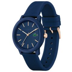 LACOSTE LAC2011234 LACİVERT SİLİKON KORDON UNISEX KOL SAATİ