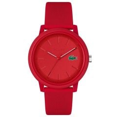 LACOSTE LAC2011173 KIRMIZI SİLİKON KORDON UNISEX KOL SAATİ