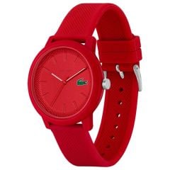 LACOSTE LAC2011173 KIRMIZI SİLİKON KORDON UNISEX KOL SAATİ