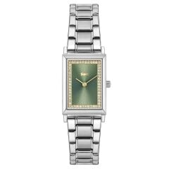 LACOSTE LAC2001406 ÇELİK YEŞİL KADRAN DİKDÖRTGEN KADIN KOL SAATİ