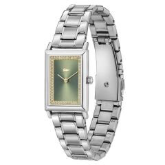LACOSTE LAC2001406 ÇELİK YEŞİL KADRAN DİKDÖRTGEN KADIN KOL SAATİ