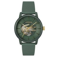 LACOSTE LAC2011384 YEŞİL DERİ KORDON PİLSİZ OTOMATİK ERKEK KOL SAATİ