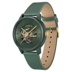LACOSTE LAC2011384 YEŞİL DERİ KORDON PİLSİZ OTOMATİK ERKEK KOL SAATİ