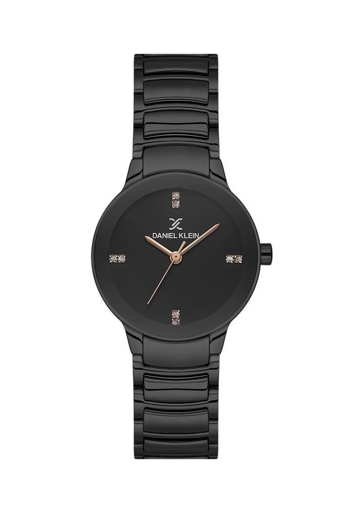 DANIEL KLEIN DK102-DK.1.13722-7 SİYAH İYON KAPLAMA KADIN KOL SAATİ