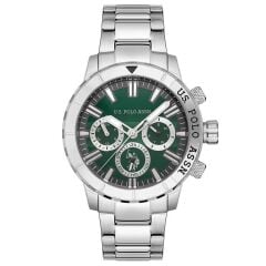 U.S. POLO ASSN. USPA1026-12 YEŞİL KADRAN ÇELİK ERKEK KOL SAATİ