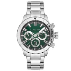 U.S. POLO ASSN. USPA1026-12 YEŞİL KADRAN ÇELİK ERKEK KOL SAATİ