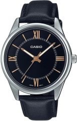 CASIO MTP-V005L-1B5UDF SİYAH DERİ KORDON ERKEK KOL SAATİ