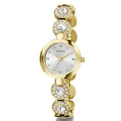 GUESS GUGW0757L2 ALTIN KAPLAMA TAŞLI KADIN KOL SAATİ