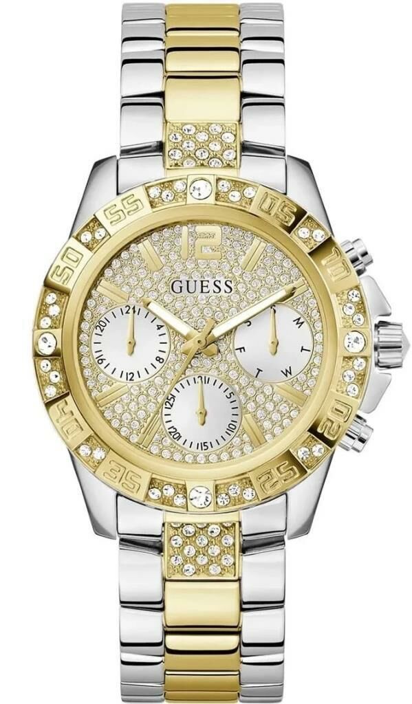 GUESS GUGW0771L3 ALTIN KAPLAMA TAŞLI KADIN KOL SAATİ
