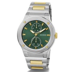 GUESS GUGW0795G1 ALTIN KAPLAMA YEŞİL KADRAN ERKEK KOL SAATİ