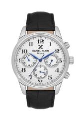 DANIEL KLEIN DK102-DK.1.13550-6 SİYAH DERİ KORDON ERKEK KOL SAATİ