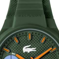 LACOSTE LAC2011367 YEŞİL SİLİKON KORDON ANALOG/DİJİTAL ERKEK KOL SAATİ