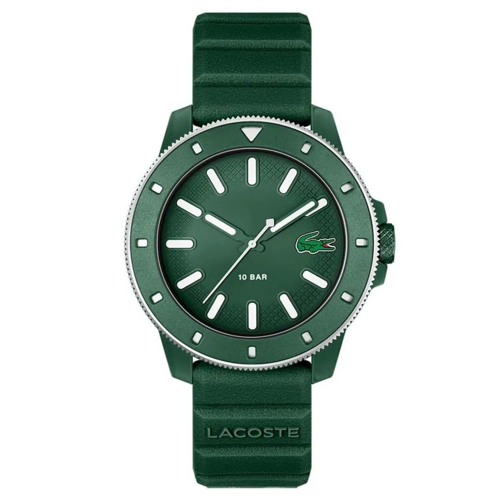 LACOSTE LAC2011414 YEŞİL SİLİKON KORDON ERKEK KOL SAATİ