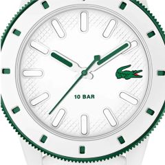 LACOSTE LAC2011415 BEYAZ SİLİKON KORDON ERKEK KOL SAATİ