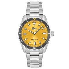 LACOSTE LAC2011426 SARI KADRAN ÇELİK ERKEK KOL SAATİ
