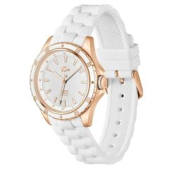 LACOSTE LAC2001428 BEYAZ SİLİKON KORDON KADIN KOL SAATİ