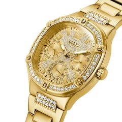GUESS GUGW0558L2 ALTIN KAPLAMA TAŞLI KADIN KOL SAATİ