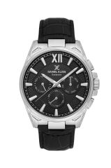 DANIEL KLEIN DK101-DKE.1.10650-1 SİYAH DERİ KORDON ERKEK KOL SAATİ