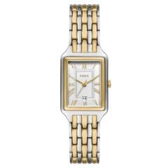 FOSSIL FES5368 ALTIN KAPLAMA DİKDÖRTGEN KADIN KOL SAATİ