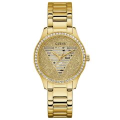 GUESS GUGW0605L2 ALTIN KAPLAMA TAŞLI KADIN KOL SAATİ