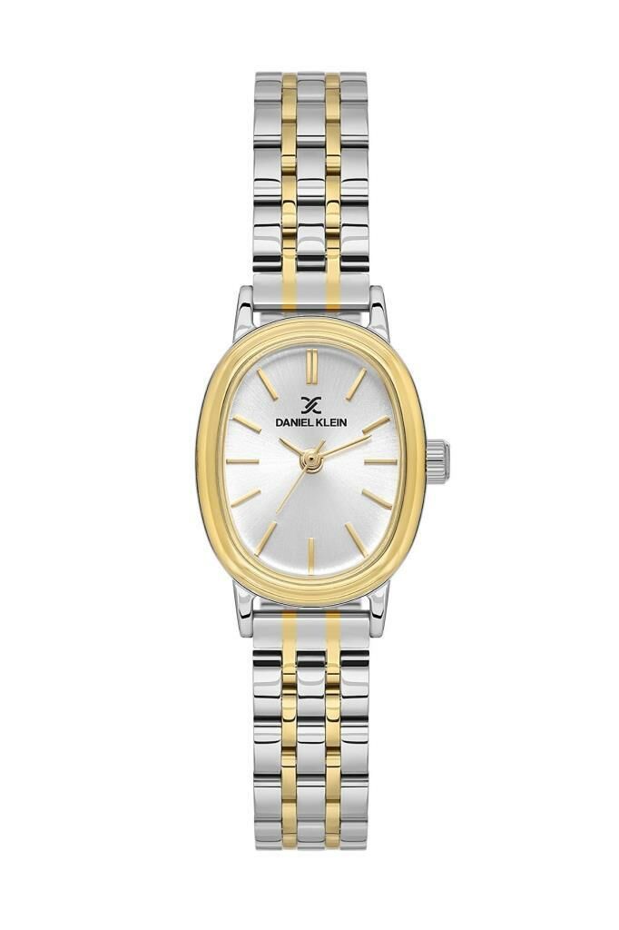 DANIEL KLEIN DK102-DKE.1.10758-5 ALTIN KAPLAMA OVAL KADIN KOL SAATİ