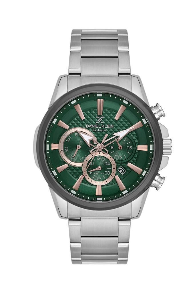 DANIEL KLEIN DK.3.10012-5 YEŞİL KADRAN METAL ERKEK KOL SAATİ