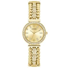GUESS GUGW0401L2 ALTIN KAPLAMA TAŞLI BAYAN KOL SAATİ