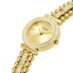 GUESS GUGW0401L2 ALTIN KAPLAMA TAŞLI BAYAN KOL SAATİ