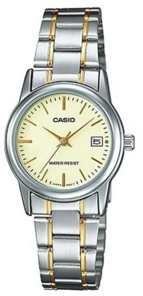 CASIO LTP-V002SG-9AUDF ALTIN KAPLAMA TAKVİMLİ BAYAN KOL SAATİ