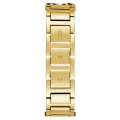 GUESS GUGW0807L2 ALTIN KAPLAMA LEOPAR KADRAN DİKDÖRTGEN KADIN KOL SAATİ