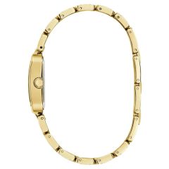 GUESS GUGW0865L2 ALTIN KAPLAMA DİKDÖRTGEN TAŞLI KADIN KOL SAATİ