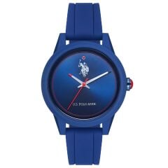 U.S. POLO ASSN. USPA2007-02 LACİVERT SİLİKON KORDON KADIN KOL SAATİ