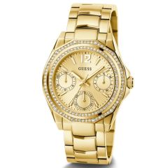 GUESS GUGW0685L2 ALTIN KAPLAMA TAŞLI KADIN KOL SAATİ
