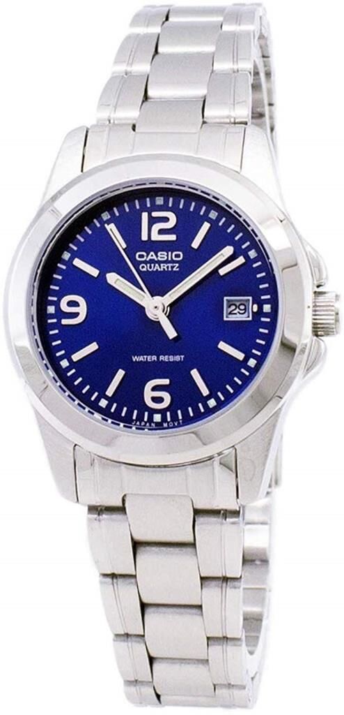 CASIO LTP-1215A-2ADF METAL TAKVİMLİ BAYAN KOL SAATİ