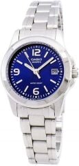 CASIO LTP-1215A-2ADF METAL TAKVİMLİ BAYAN KOL SAATİ