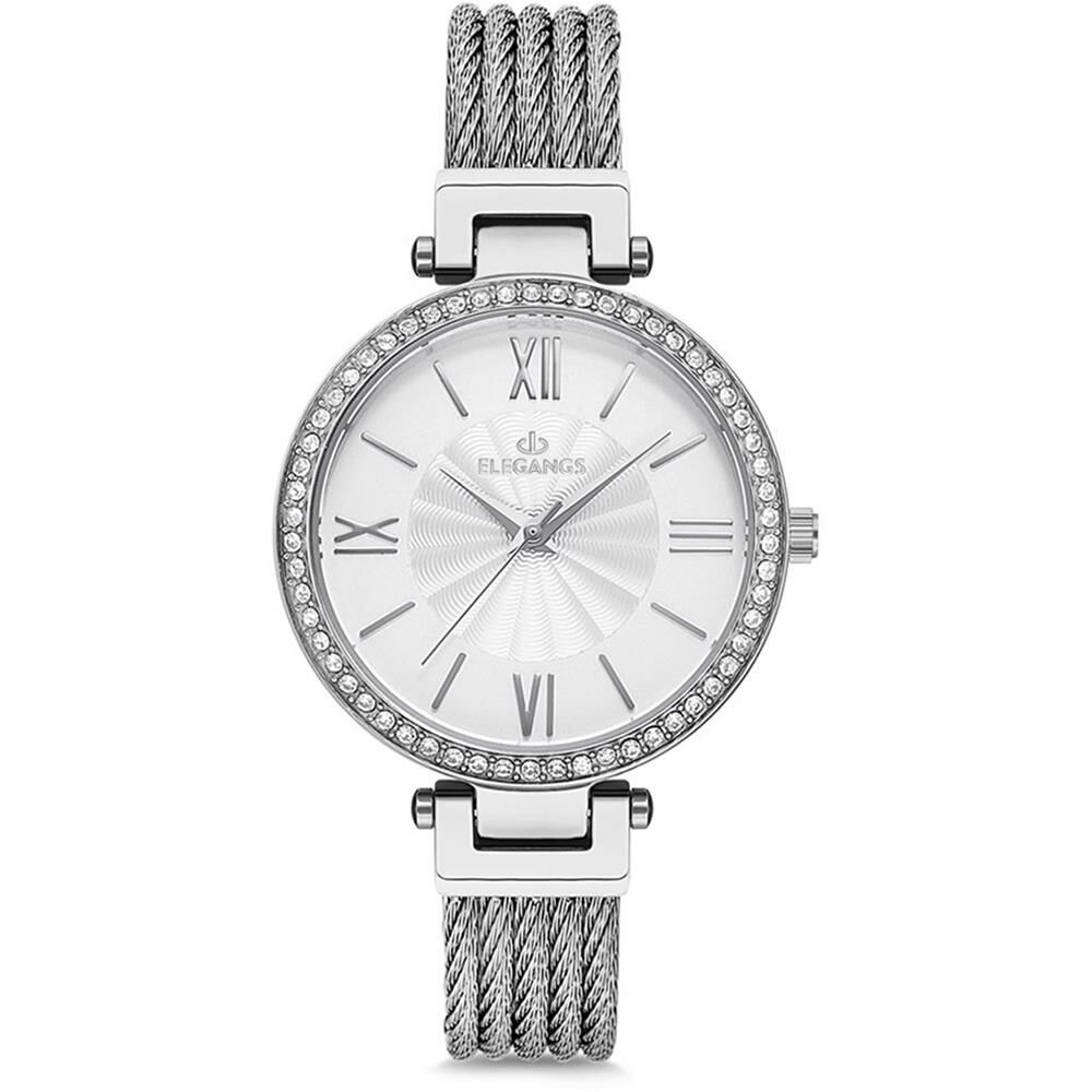 ELEGANGS EL2434.1 HASIR KORDON BAYAN KOL SAATİ