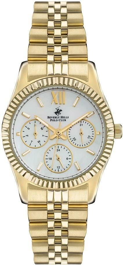 BEVERLY HILLS POLO CLUB BP3169C.120 ALTIN BAYAN KOL SAATİ