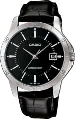 CASIO MTP-V004L-1AUDF SİYAH DERİ KORDON ERKEK KOL SAATİ