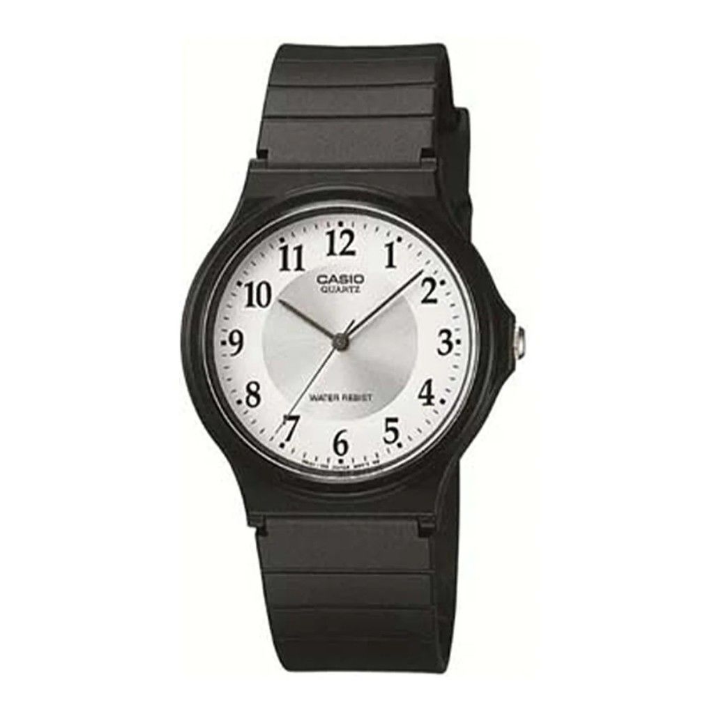 CASIO MQ-24-7B3LDF SİYAH SİLİKON KORDON RAKAMLI UNISEX KOL SAATİ