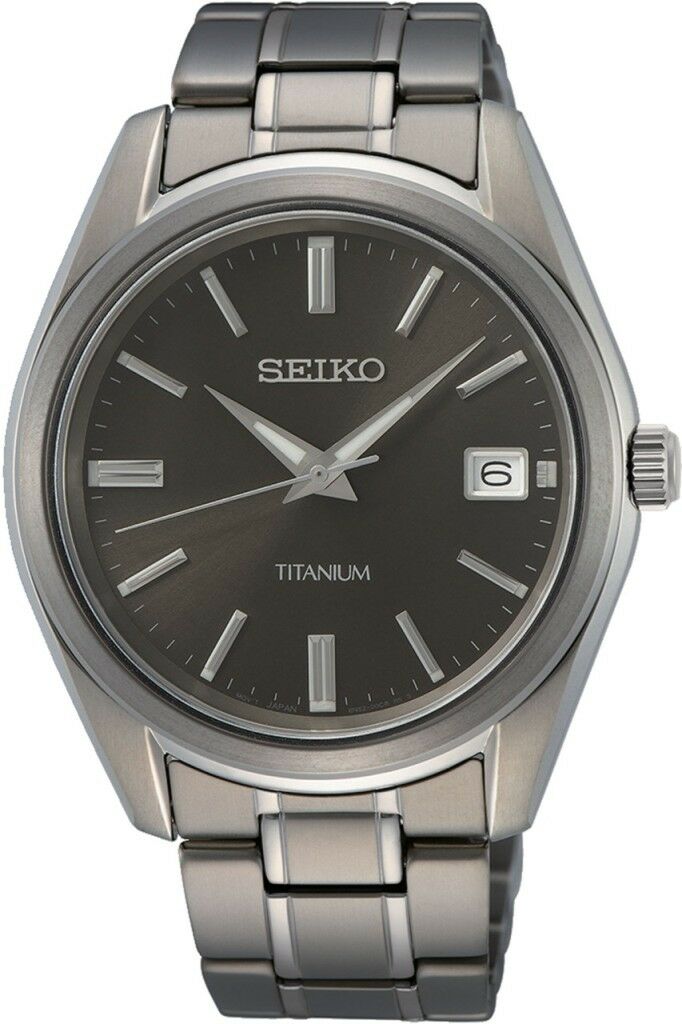 SEIKO SUR375P SAFİR CAM TİTANYUM ERKEK KOL SAATİ