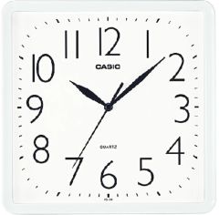 CASIO IQ-06-7DF BEYAZ 24CM KARE DUVAR SAATİ