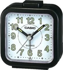 CASIO TQ-141-1DF ALARMLI SİYAH KARE MİNİ ÇALAR MASA SAATİ