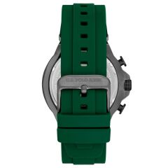 U.S. POLO ASSN. USPA1076-02 YEŞİL SİLİKON KORDON ERKEK KOL SAATİ