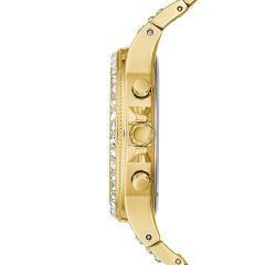 GUESS GUGW0320L2 ALTIN KAPLAMA TAŞLI KADIN KOL SAATİ